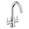 Crosswater MPRO Twin Lever Monobloc Basin Mixer With Swivel Spout 2 Crosswater MPRO Twin Lever Monobloc Basin Mixer With Swivel Spout -Vado Sale Store crosswater mpro basin monobloc tap