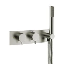 Crosswater MPRO 2 Outlet Concealed Thermostatic Bath Shower Valve - Slate -Vado Sale Store crosswater mpro bath shower valve stainless steel
