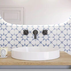 Crosswater MPRO 3 Hole Wall Mounted Basin Mixer Tap With Crosshead Handles - Brushed Stainless Steel Effect -Vado Sale Store crosswater mpro crosshead black 3 hole wall basin tap lifestyle