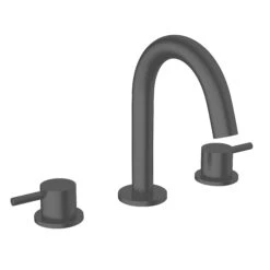 Crosswater MPRO 3 Hole Basin Mixer Tap - Matt White -Vado Sale Store crosswater mpro deck 3 hole basin tap slate cutout