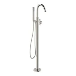 Crosswater MPRO Floorstanding Bath And Shower Mixer With Shower Kit - Brushed Stainless Steel 14 Crosswater MPRO Floorstanding Bath And Shower Mixer With Shower Kit - Brushed Stainless Steel -Vado Sale Store crosswater mpro floor bath and shower mixer steel