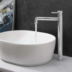 Crosswater MPRO Industrial Tall Basin Mixer Tap - Chrome -Vado Sale Store crosswater mpro industrial chrome tall basin mixer tap lifestyle