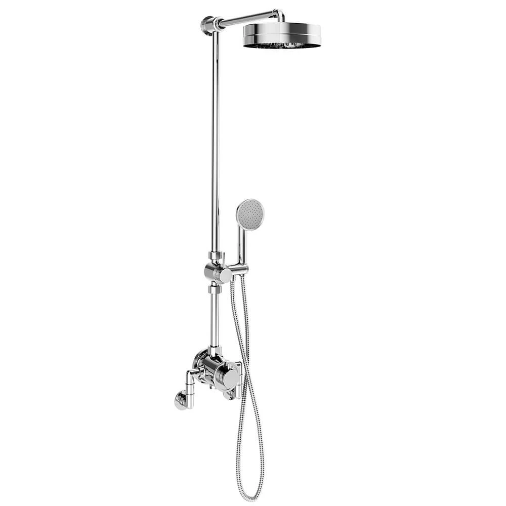 Crosswater MPRO Industrial Multifunction Thermostatic Shower Valve & Rigid Riser Kit - Chrome 3 Crosswater MPRO Industrial Multifunction Thermostatic Shower Valve & Rigid Riser Kit - Chrome