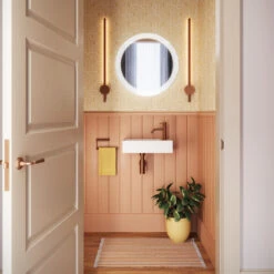 Crosswater MPRO Basin Monobloc Mixer Tap - Chrome -Vado Sale Store crosswater mpro mono basin mixer bronze lifestyle room set