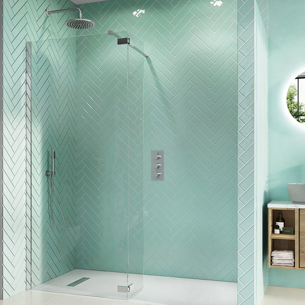 Crosswater MPRO 2 Outlet 3 Handle Shower Bundle - Brushed Stainless Steel Effect 4 Crosswater MPRO 2 Outlet 3 Handle Shower Bundle - Brushed Stainless Steel Effect - Image 2