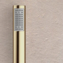 Crosswater MPRO 2 Outlet 2 Handle Shower Bundle - Brushed Brass -Vado Sale Store crosswater mpro shower bundle 0009 pro963f close up