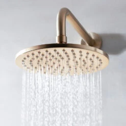 Crosswater MPRO 2 Outlet 2 Handle Shower Bundle - Brushed Brass -Vado Sale Store crosswater mpro shower bundle shower head and arm brushed brass 2