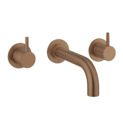 Crosswater MPRO 3 Hole Wall Mounted Bath Filler Tap - Slate 17 Crosswater MPRO 3 Hole Wall Mounted Bath Filler Tap - Slate -Vado Sale Store crosswater mpro wall 3 hole bath tap bronze cutout