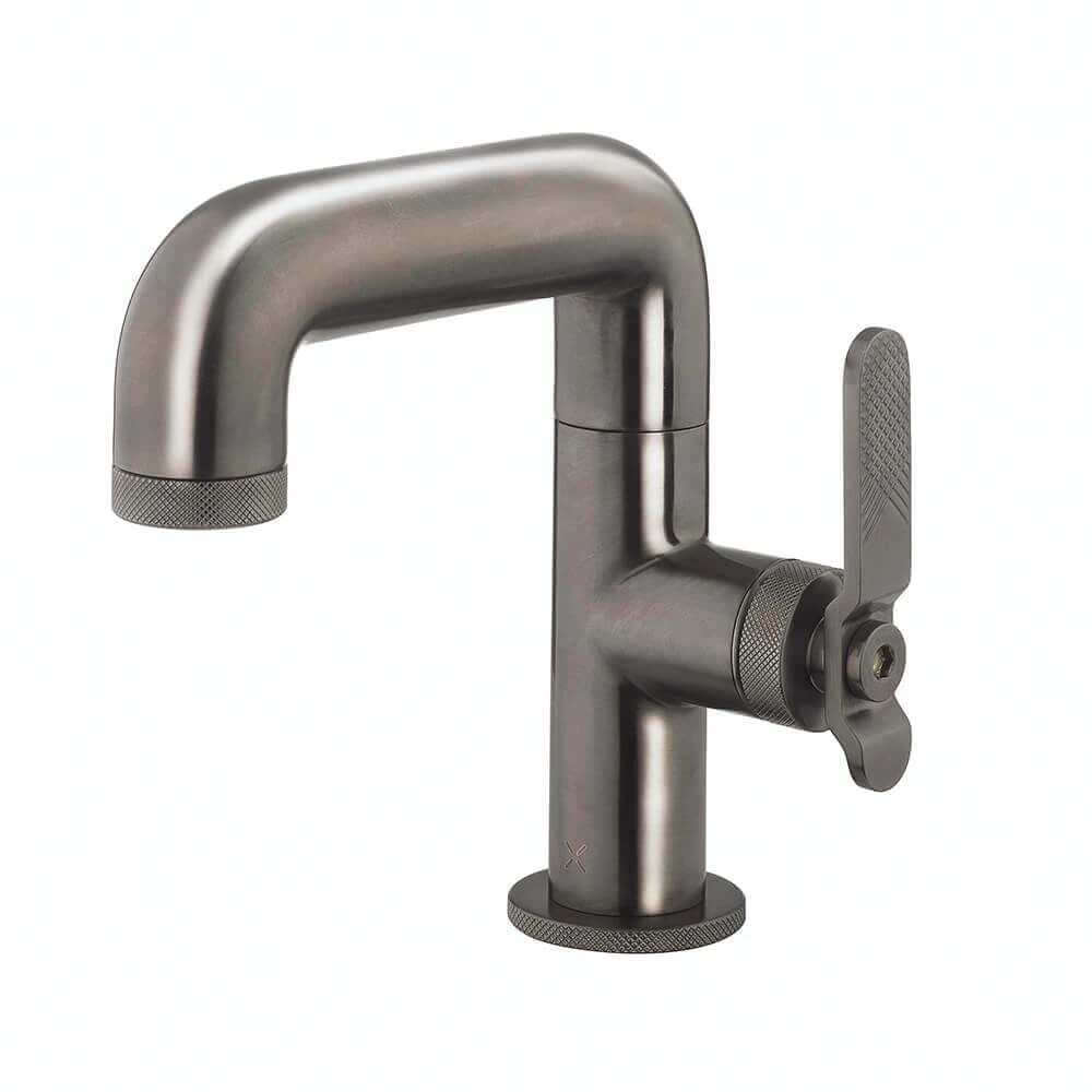 Crosswater Union WRAS Approved Mono Basin Mixer Tap - Brushed Black Chrome 4 Crosswater Union WRAS Approved Mono Basin Mixer Tap - Brushed Black Chrome - Image 2