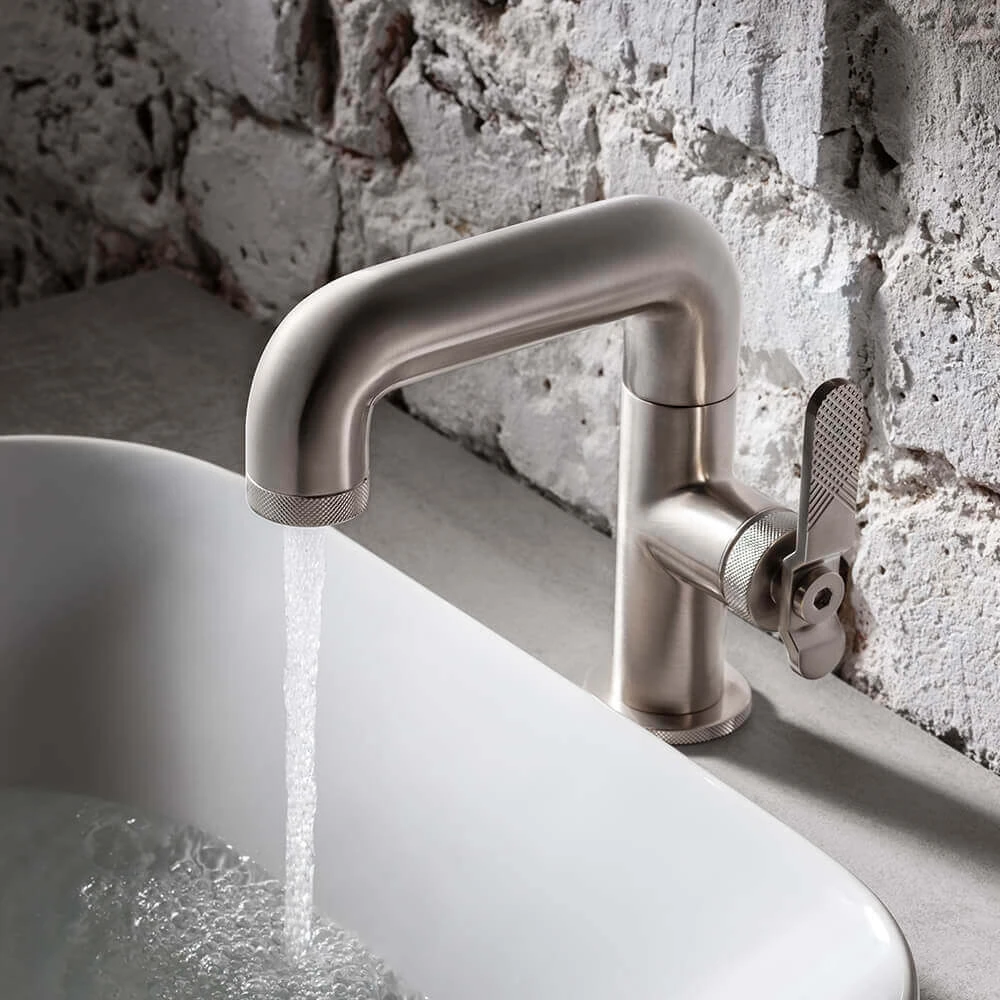 Crosswater Union WRAS Approved Mono Basin Mixer Tap - Brushed Nickel 3 Crosswater Union WRAS Approved Mono Basin Mixer Tap - Brushed Nickel