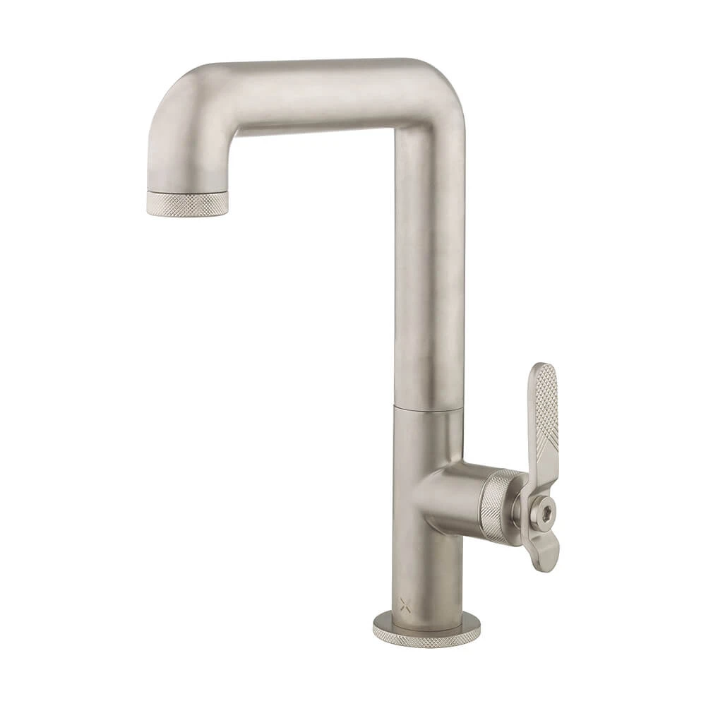 Crosswater Union Tall Basin Mixer Tap - Brushed Nickel 4 Crosswater Union Tall Basin Mixer Tap - Brushed Nickel - Image 2