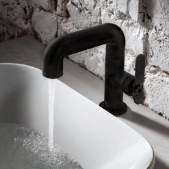 Crosswater Union WRAS Approved Mono Basin Mixer Tap - Matt Black