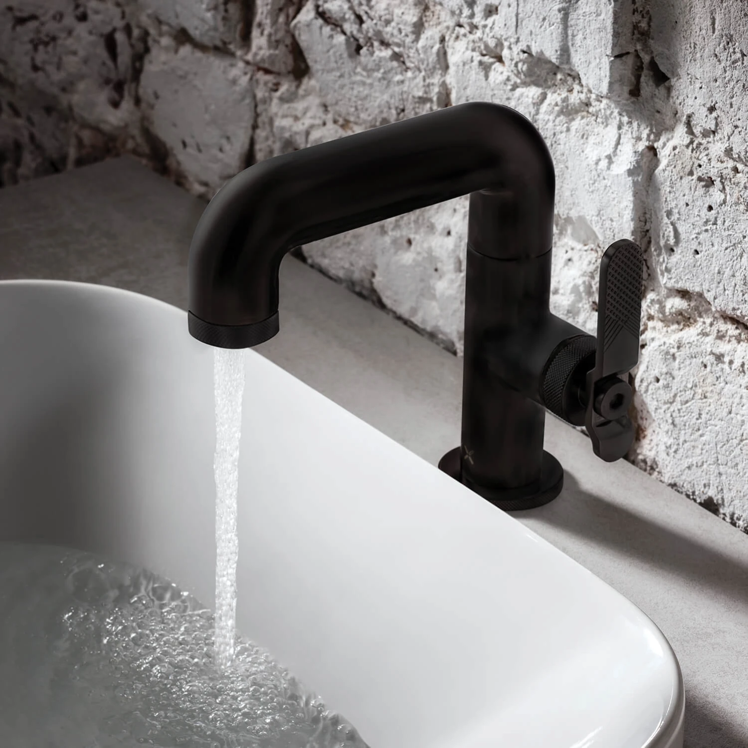 Crosswater Union WRAS Approved Mono Basin Mixer Tap - Matt Black 3 Crosswater Union WRAS Approved Mono Basin Mixer Tap - Matt Black