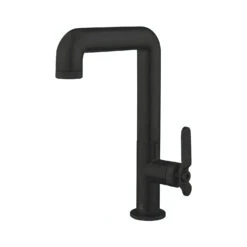 Crosswater Union WRAS Approved Tall Basin Mixer Tap - Matt Black