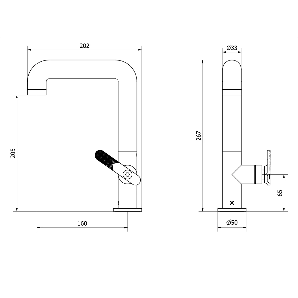 Crosswater Union Tall Basin Mixer Tap - Chrome 5 Crosswater Union Tall Basin Mixer Tap - Chrome - Image 3