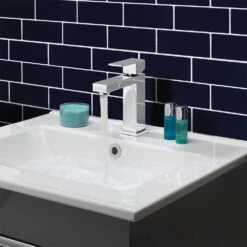Crosswater Verge Basin Monobloc Mixer Tap - Matt Black 15 Crosswater Verge Basin Monobloc Mixer Tap - Matt Black -Vado Sale Store crosswater verge basin mono mixer tap chrome lifestyle