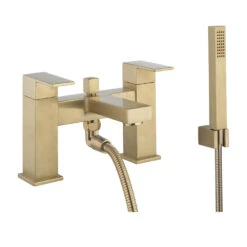 Crosswater Verge Bath Shower Mixer Tap & Kit - Brushed Brass -Vado Sale Store crosswater verge bath shower mixer brushed brass cutout