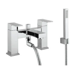 Crosswater Verge Bath Shower Mixer Tap & Kit - Brushed Brass -Vado Sale Store crosswater verge bath shower mixer chrome cutout