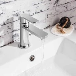 Crosswater Wisp Monobloc Basin Tap - Matt Black