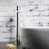 Crosswater Wisp Tall Basin Monobloc Mixer - Matt Black 1 Crosswater Wisp Tall Basin Monobloc Mixer - Matt Black -Vado Sale Store crosswater wisp tall basin mixer