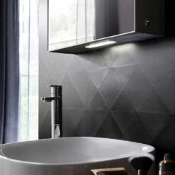 Crosswater Wisp Tall Basin Monobloc Mixer - Matt Black -Vado Sale Store crosswater wisp tall basin mixer lifestyle