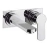 Crosswater Wisp Wall Mounted Basin 2 Hole Set With Plate -Vado Sale Store crosswater wisp wall basin mixer tap back plate
