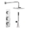 Crosswater Dial Pier Concealed Valve 2 Control With Fixed Shower Head And Designer Handset -Vado Sale Store crswtr dial pier 14 main