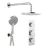 Crosswater Dial Pier Concealed Valve 2 Control With Fixed Shower Head And Ethos Handset -Vado Sale Store crswtr dial pier 17 main