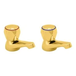 Deva Profile Basin Pillar Taps