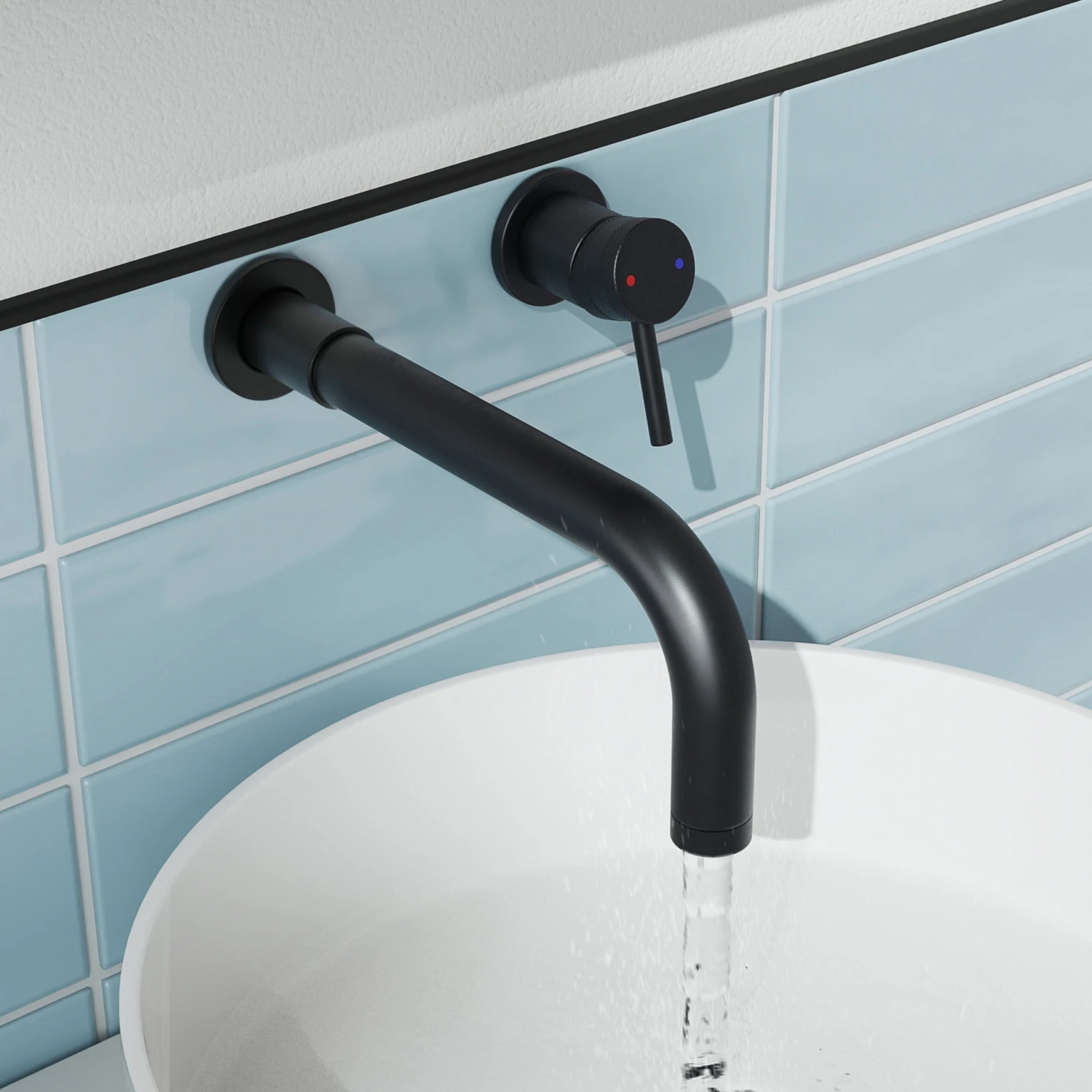 Core Wall Mounted Basin Tap - Brushed Bronze 6 Core Wall Mounted Basin Tap - Brushed Bronze - Image 4