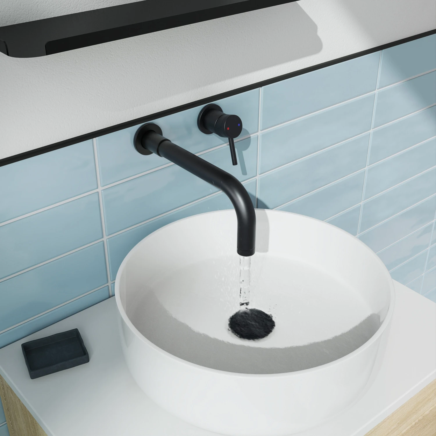 Core Wall Mounted Basin Tap - Brushed Bronze 18 Core Wall Mounted Basin Tap - Brushed Bronze - Image 16