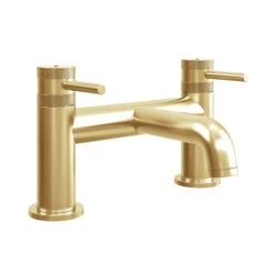 Core Deck Mounted Bath Filler - Brushed Brass -Vado Sale Store drench core bath filler brass