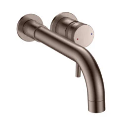 Core Wall Mounted Basin Tap - Brushed Bronze 34 Core Wall Mounted Basin Tap - Brushed Bronze -Vado Sale Store drench core wall mounted basin tap brushed bronze cutout