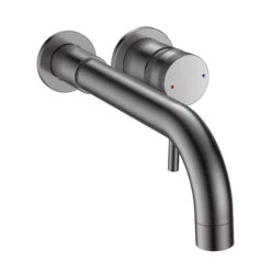 Core Wall Mounted Basin Tap - Brushed Bronze 33 Core Wall Mounted Basin Tap - Brushed Bronze -Vado Sale Store drench core wall mounted basin tap gunmetal cutout