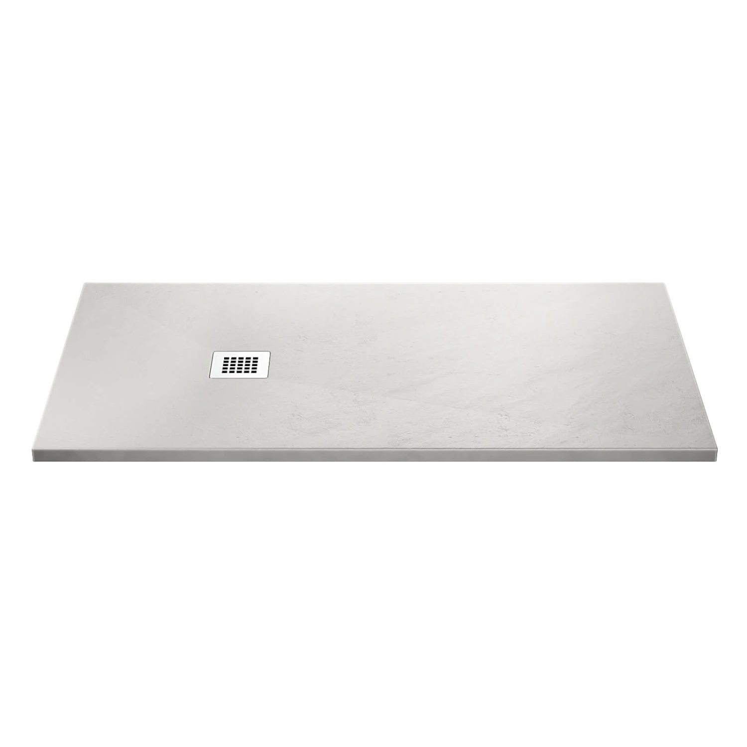 Drench Naturals Light Grey Thin Slate-Effect Rectangular Shower Tray With Chrome Waste - 1200 X 800mm 6 Drench Naturals Light Grey Thin Slate-Effect Rectangular Shower Tray With Chrome Waste - 1200 X 800mm - Image 4