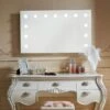 Marilyn Hollywood LED Mirror With Demister Pad & Dimmer Switch - W1200mm -Vado Sale Store drench marilyn hollywood demisting led mirror