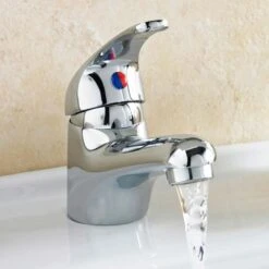Vellamo Echo Single Lever Chrome Basin Tap & Waste