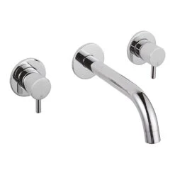 Sagittarius Ergo Wall Mounted 3 Hole Basin Mixer