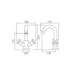 Vado Elements Water Basin Mono Mixer 9 Vado Elements Water Basin Mono Mixer -Vado Sale Store elw 100 c p tech