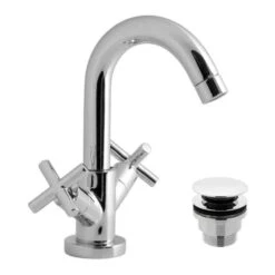 Vado Elements Water Basin Mixer With Clicker Waste 10 Vado Elements Water Basin Mixer With Clicker Waste -Vado Sale Store elw 100 cc c p detail3