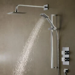 Roper Rhodes Event Square Dual Function Shower System With Fixed Shower Head
