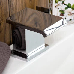 Vellamo Angel Waterfall Mono Basin Mixer With Clicker Waste -Vado Sale Store faz001 lifestyle 2