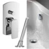 Vellamo Panache Bath Shower Mixer With Overflow Filler & Pull Out Handset -Vado Sale Store flite bath package2