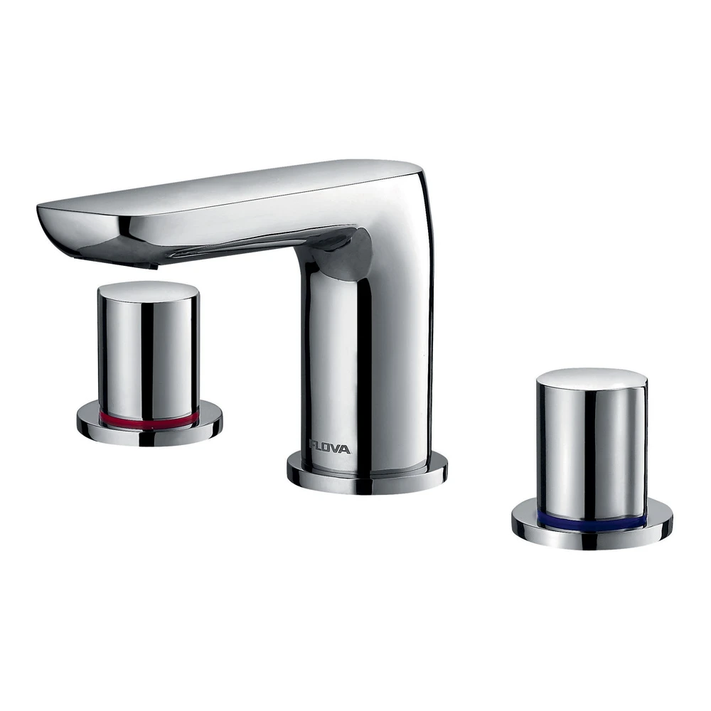 Flova Allore 3 Hole Basin Mixer With Clicker Waste 3 Flova Allore 3 Hole Basin Mixer With Clicker Waste