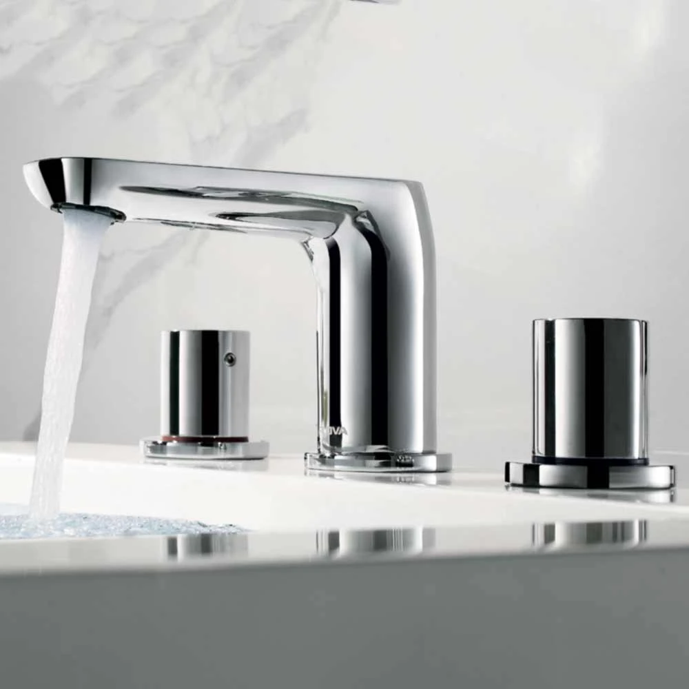 Flova Allore 3 Hole Deck Mounted Bath Mixer 4 Flova Allore 3 Hole Deck Mounted Bath Mixer - Image 2