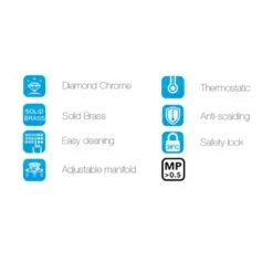 Flova Allore Thermostatic Floorstanding Bath Shower Mixer With Handset Kit 9 Flova Allore Thermostatic Floorstanding Bath Shower Mixer With Handset Kit -Vado Sale Store flova allore thermostatic floorstanding bath shower mixer with handset kit features alfmbsm