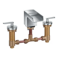 Flova Cascade 3 Hole Waterfall Basin Mixer With Clicker Waste -Vado Sale Store flova ca3hbas