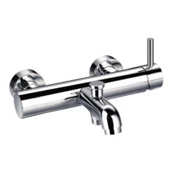 Flova Levo Wall Mounted Single Lever Bath Shower Mixer With Handset Kit 8 Flova Levo Wall Mounted Single Lever Bath Shower Mixer With Handset Kit -Vado Sale Store flova lvslbsm