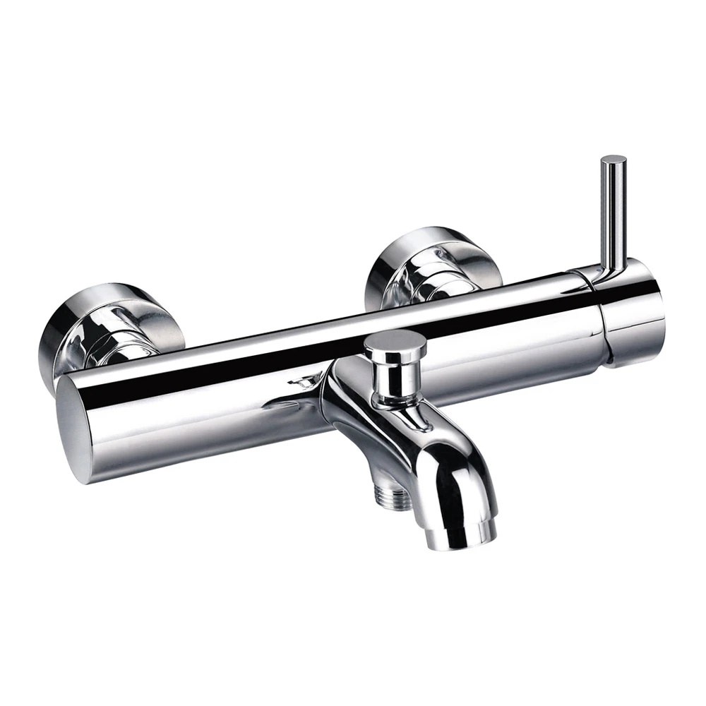 Flova Levo Wall Mounted Single Lever Bath Shower Mixer With Handset Kit 4 Flova Levo Wall Mounted Single Lever Bath Shower Mixer With Handset Kit - Image 2