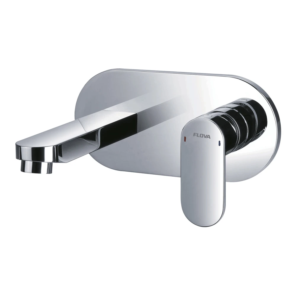 Flova Smart Wall Mounted Concealed Basin Mixer Tap With Clicker Waste 4 Flova Smart Wall Mounted Concealed Basin Mixer Tap With Clicker Waste - Image 2